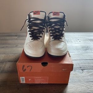 Nike Dunk High - Sail/Orange Blaze